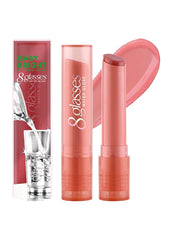 Two pink lip balms with '8 glasses' branding on a white background