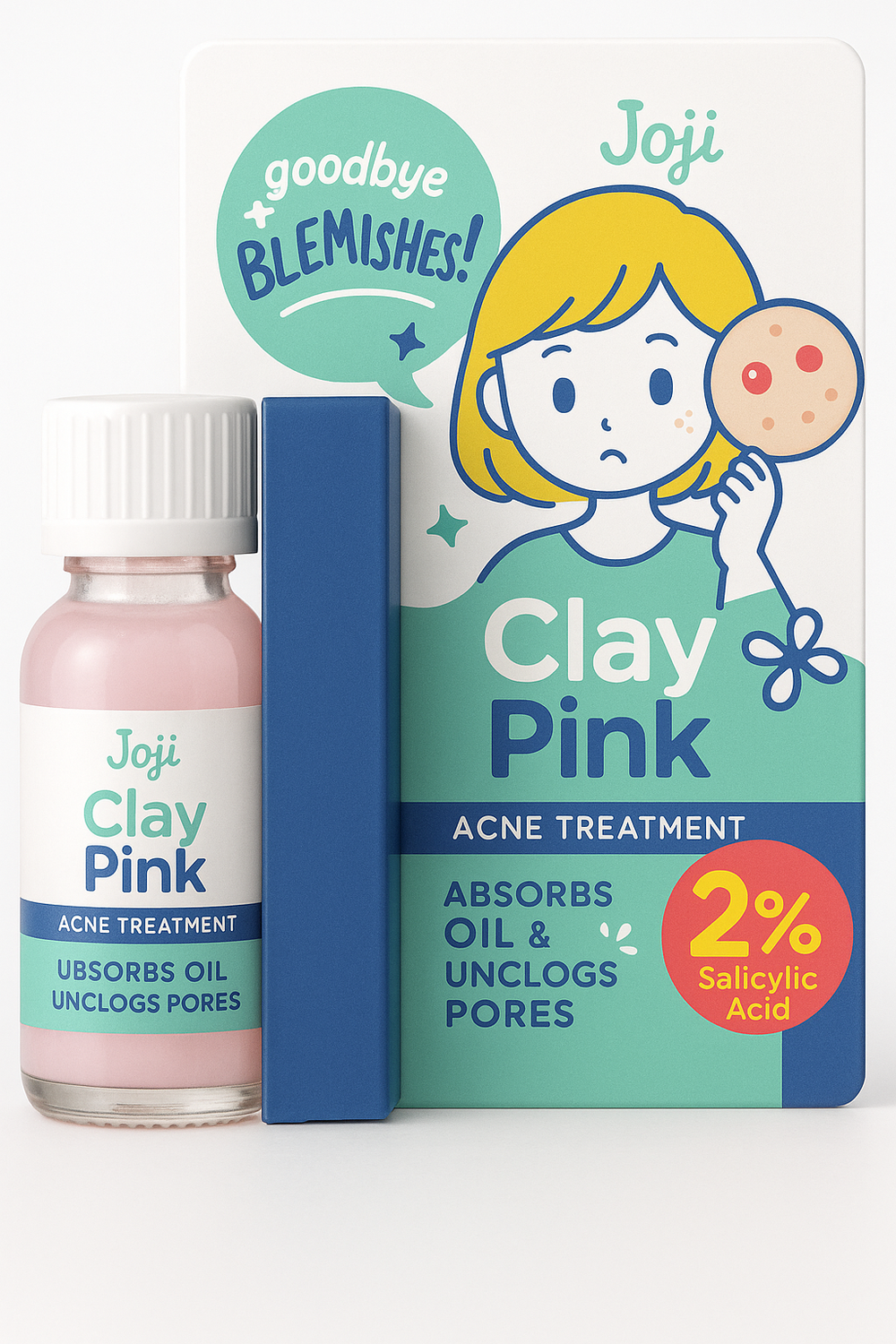 Joji Secret Young | Clay Pink Acne Clear Lotion 15ml Plumped Raisins