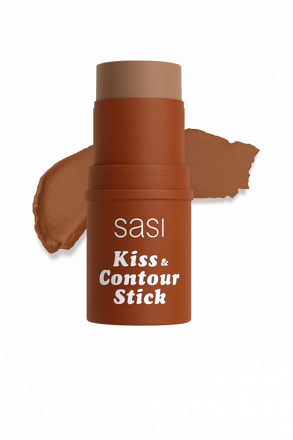 SASI Kiss & Contour Stick with brown shade on a white background