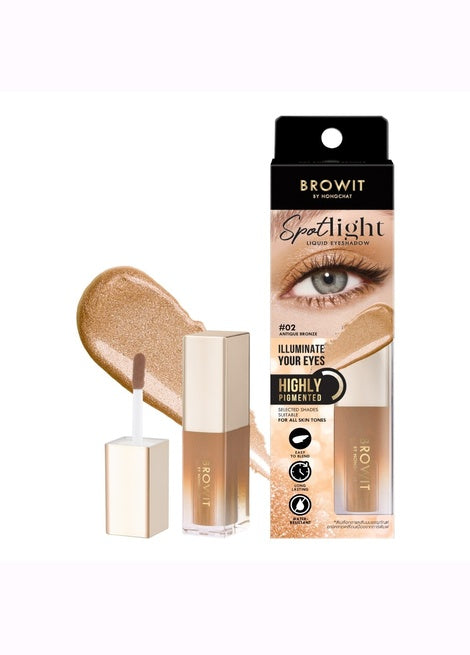 Eyeshadow stick with packaging on a white background