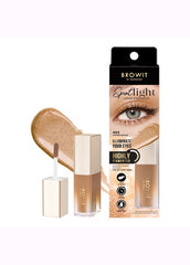 Eyeshadow stick with packaging on a white background