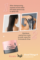 Joji Secret Young | Charcoal Keratin Treatment Mask 12g , 50g & 300 g