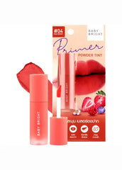 Baby Bright lip product with packaging on a white background