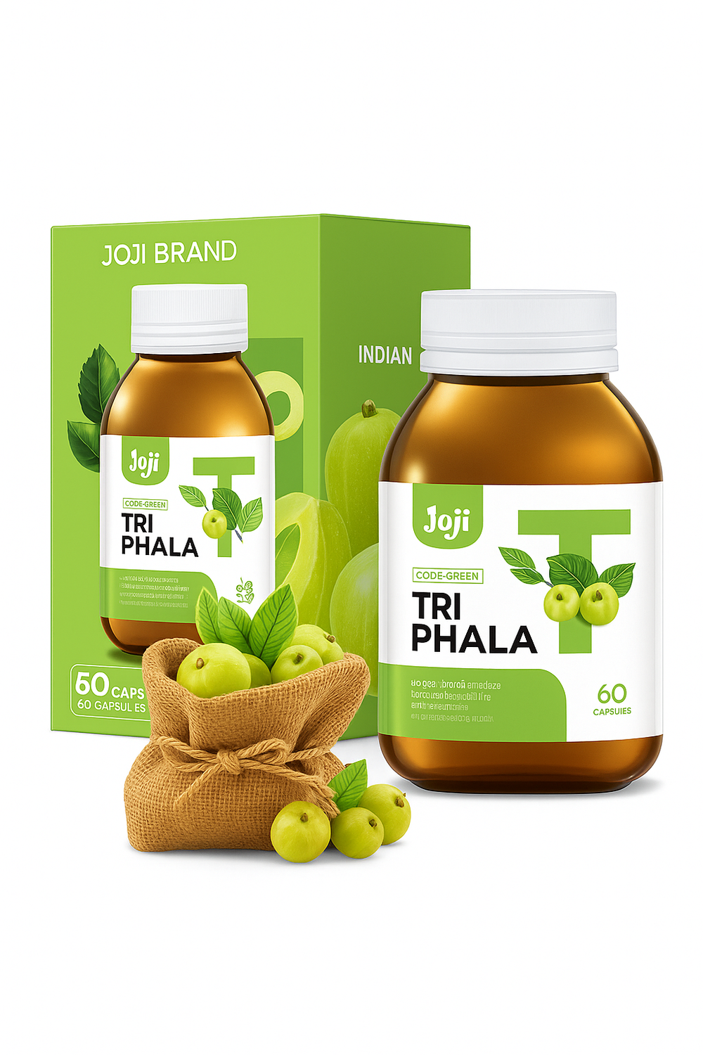 Joji Brand | Triphala Dietary Supplement Product (60 Capsule) Joji