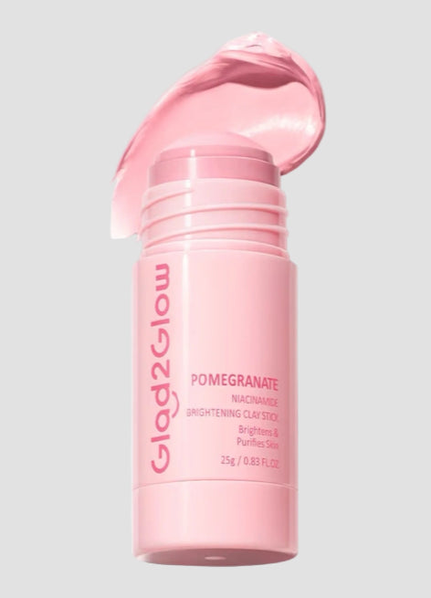 Pink skincare product with 'Glow2Glow' branding on a white background