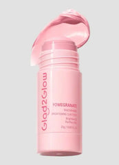 Pink skincare product with 'Glow2Glow' branding on a white background