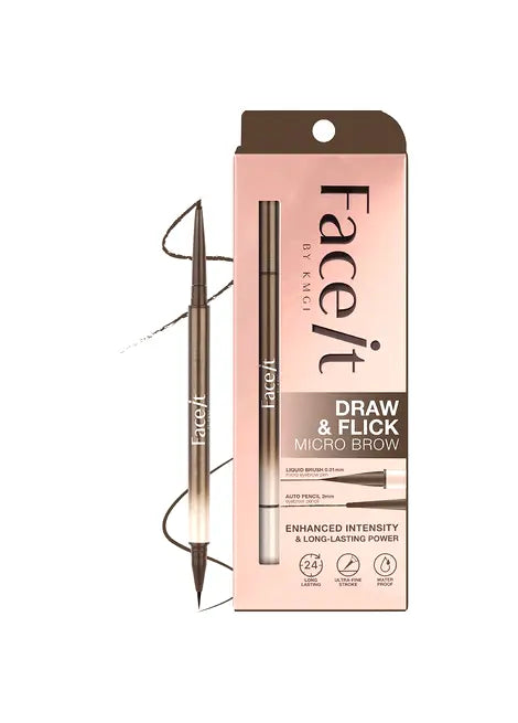 FACE IT | Draw & Flick Micro Brow 0.07g+0.28ml FaceIt