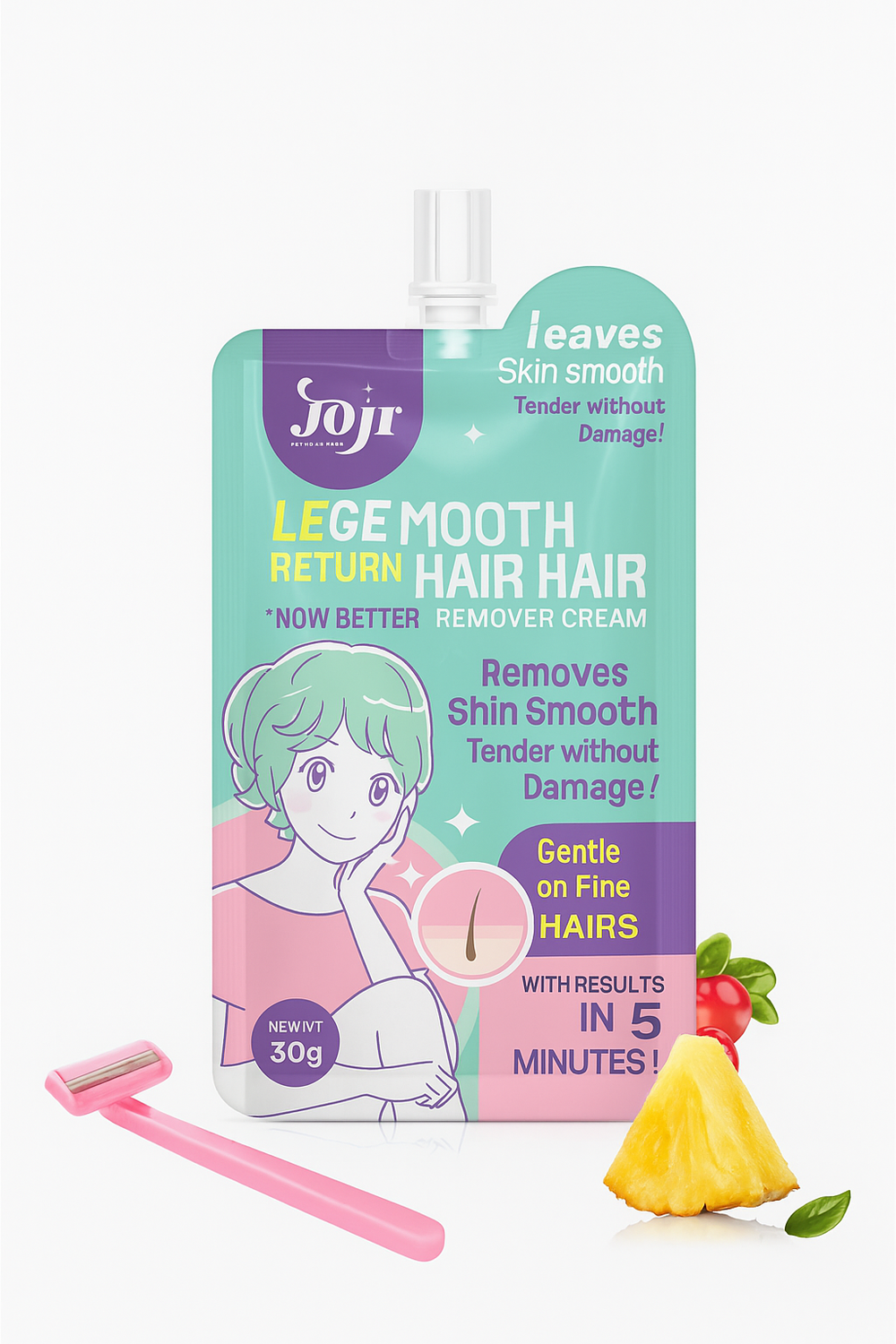 Joji Secret Young | Body Hair Remover Cream 30g Plumped Raisins