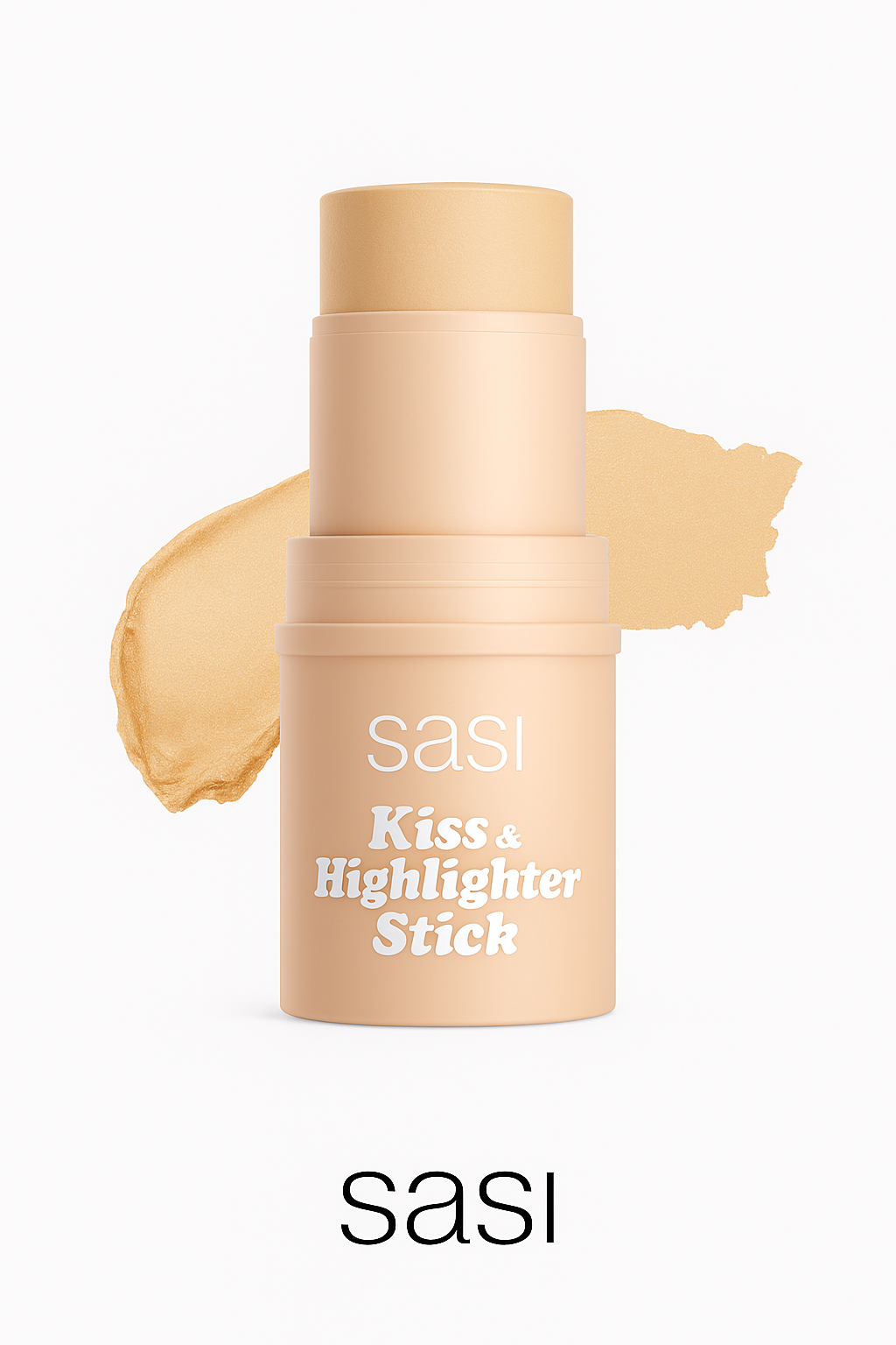 SASI Kiss & Highlighter Stick on a white background
