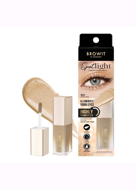 Eyeshadow product with packaging on a white background