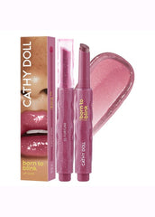 Cathy Doll lip product set with packaging on a white background