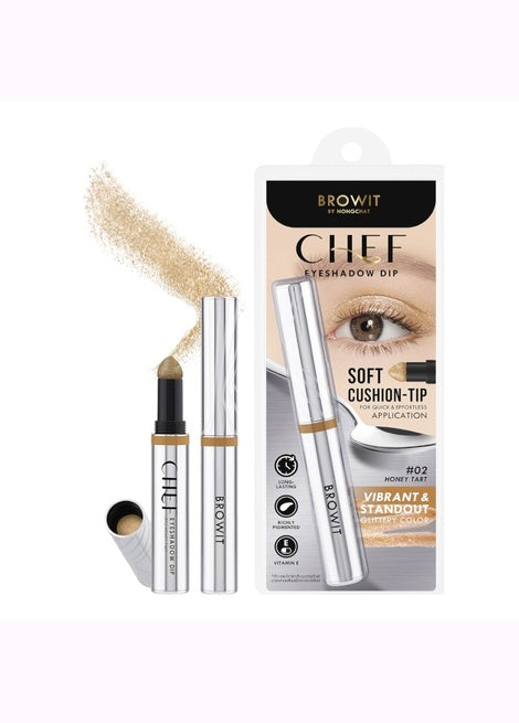 Eyeshadow product with packaging on a white background