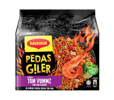 Halal | Maggi Hot Heads Noodles 5 x 76g