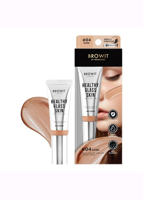 Browit healthy glass skin product with packaging on a white background