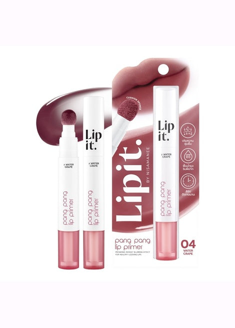 Lipit lip primer packaging with a lip graphic on a white background