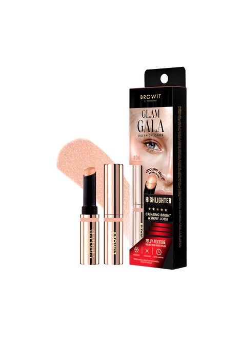 Highlighter with packaging on a white background